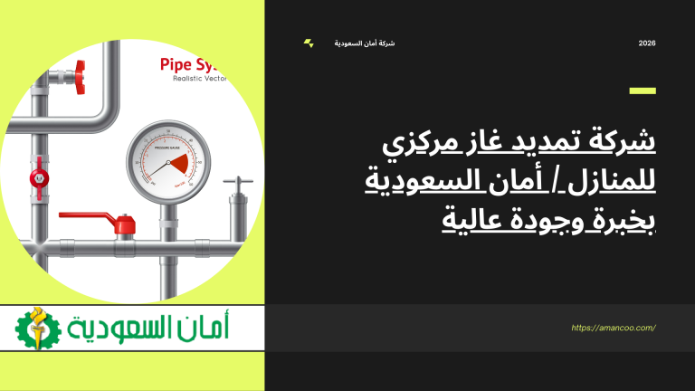 شركة تمديد غاز مركزي للمنازل