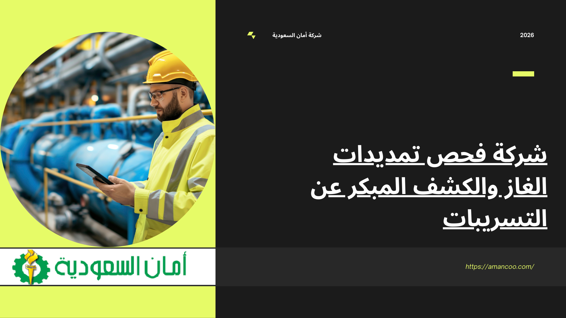 شركة فحص تمديدات الغاز